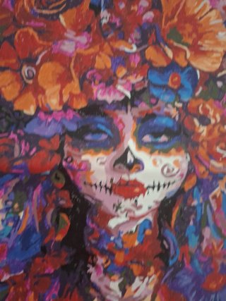 Pintura por números Día de Muertos