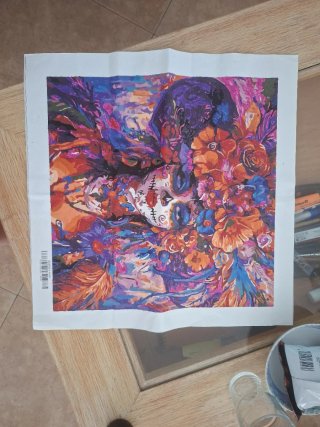 Pintura por números Día de Muertos