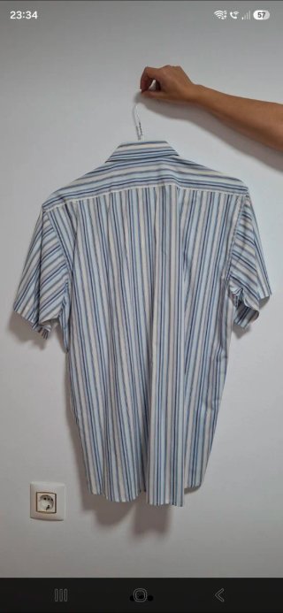 Camisa manga corta Rayas Talla L