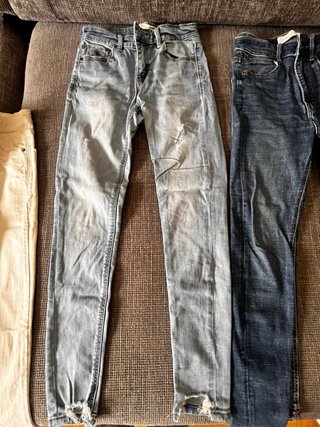 Lote 7 Pantalones Vaqueros stradivarius pitillo