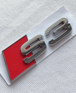 Audi S3 Logo Emblema Pegatina Accesorio Maletero