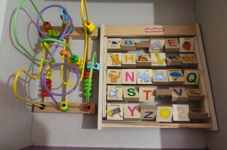 Juguetes educativos de mdera