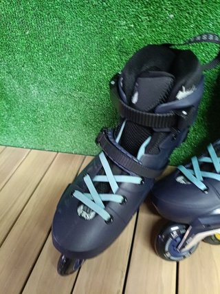 KRF FRS HARKON 4X80 BLACK-BLUE PATINETES