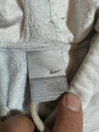 Sudadera Nike Air Beige y Negra