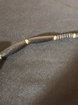 Collar Tuareg aleación y Cuerno negro