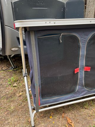 Cocina de camping Decathlon plegable