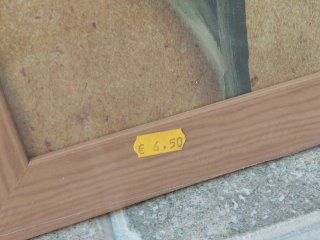 Cuadro de tulipán en madera