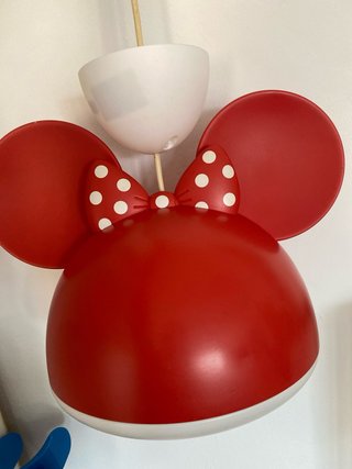 Lámpara Minnie Disney Roja