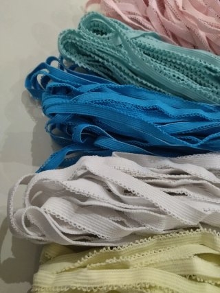 Elásticos fantasia variados 90m