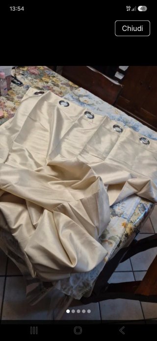 Tenda per porta e finestra beige