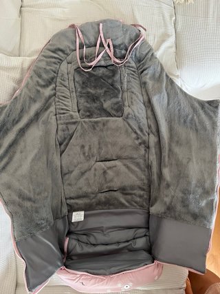 Saco Carro marca Clic Rosa Estampado Árboles