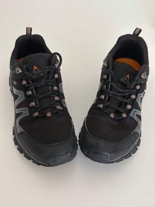 Sneakers da trekking per bambini Soft Shell nere