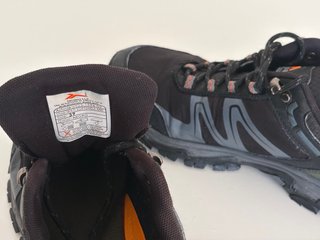 Sneakers da trekking per bambini Soft Shell nere