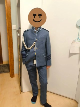 Traje de comunión azul niño marca Nena Trims t
