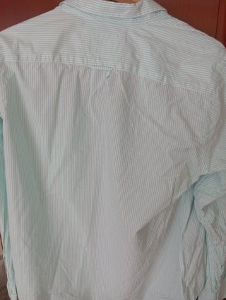 Camisa Ewan rayas verde Talla L
