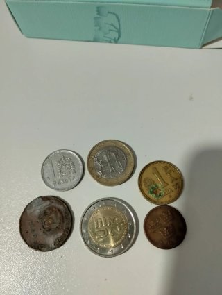 Lote de monedas antiguas