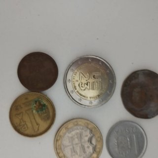 Lote de monedas antiguas