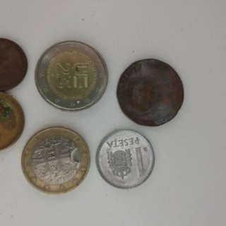 Lote de monedas antiguas
