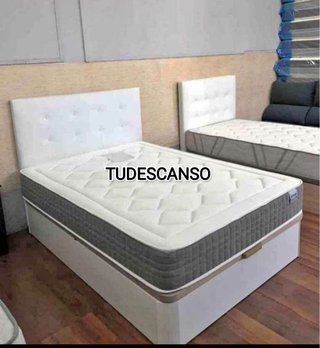 Canapé abatible y colchón Tudescanso