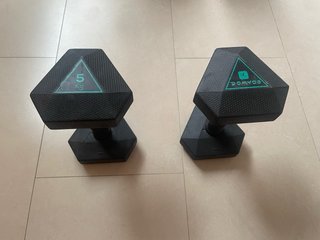 Mancuernas 15kg, 10kg y 5kg