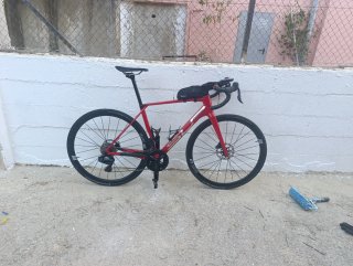 Bici Gravel Carretera Superior Roja