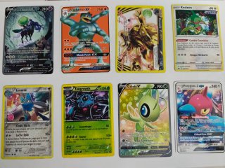 Lote 8 Cartas Pokémon EX GX