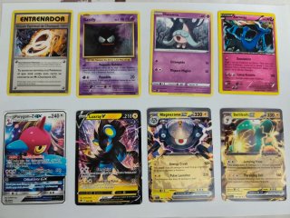 Lote 8 Cartas Pokémon EX GX