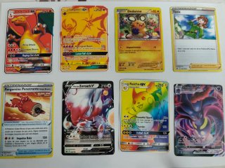 Lote 8 Cartas Pokémon EX GX