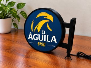 Pack El Águila: Cartel Luminoso + Accesorios