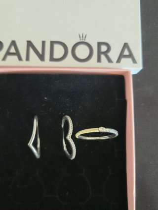 3 Anillos Pandora Plata