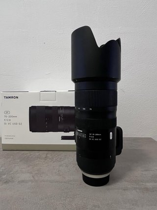 Tamron SP 70-200mm f/2.8 Di VC USD G2 + adattatore