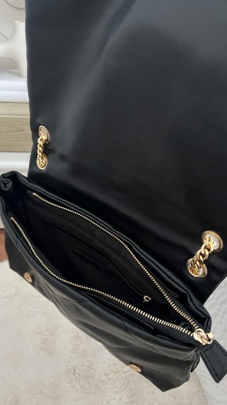 Bolso Paco Martinez Negro y Dorado