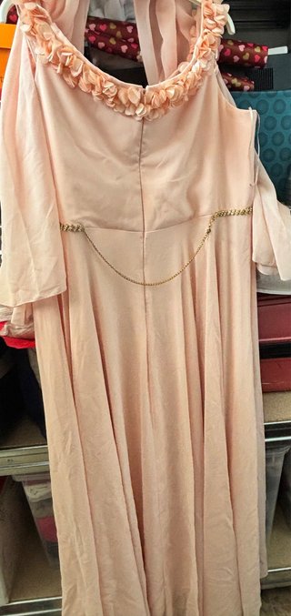 Abito da cerimonia donna rosa taglia 60