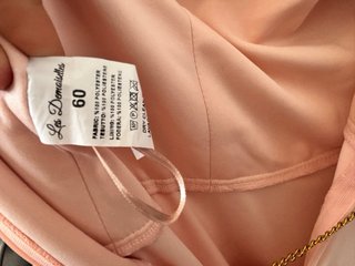 Abito da cerimonia donna rosa taglia 60