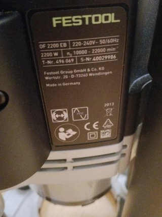 Fresadora Festool OF 2200 EB
