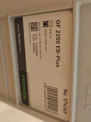 Fresadora Festool OF 2200 EB