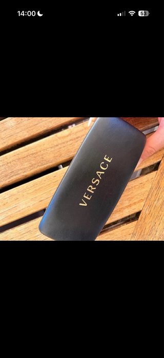 Occhiali Versace Neri e Dorati