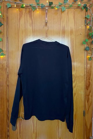 Stone Island Camiseta Negra Manga Larga Talla L