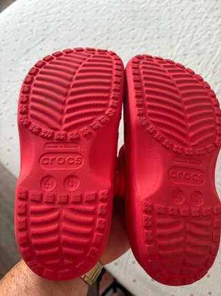 Crocs Rojas Talla Infantil
