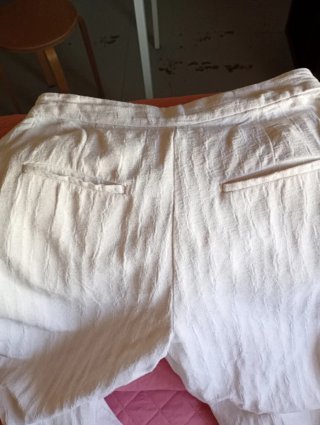 Pantalón Zara Mujer Blanco