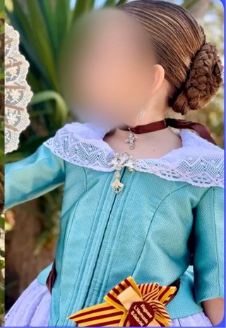 Traje Siglo XVIII Niña 6-8 Años , Hogueras