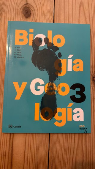 Libro Biologia y Geologia 3 eso