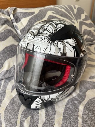Casco Moto LS2 Chica Talla M Solo 2 puestas