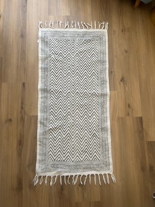 Alfombra Zara Home Zigzag 60x120 cm