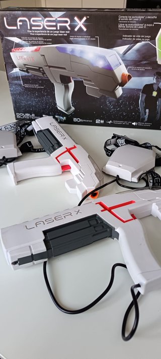 Set Pistolas Láser Laser X Double Blaster