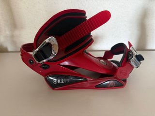 Fijaciones K2 V9 Snowboard Rojas