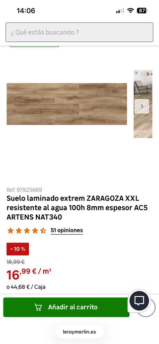 Suelo laminado Zaragoza XXL Leroy Merlin