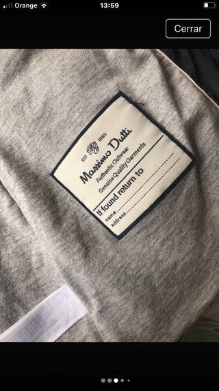 Chubasquero Massimo Dutti marron