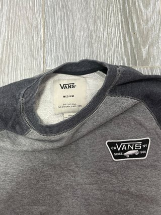 Sudadera Vans Gris Talla M Nueva