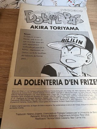 Bola de Drac Akira Toriyama – 9 cómics antiguos ca